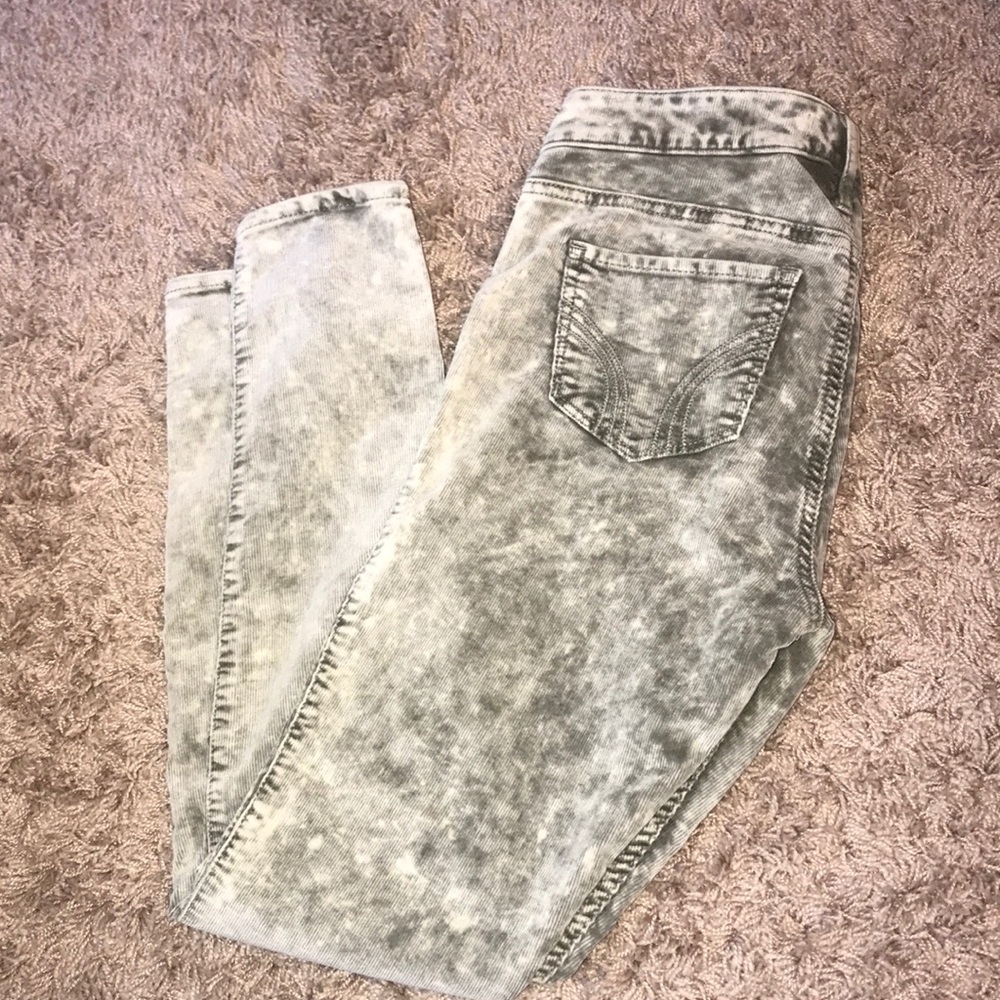 Corduroy Acid Wash Hollister Pants